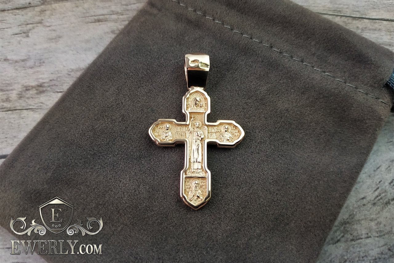 Крест православный золотой мужской (6.7 г) купить по цене 30714 руб сдоставкой в Ростов-на-Дону.