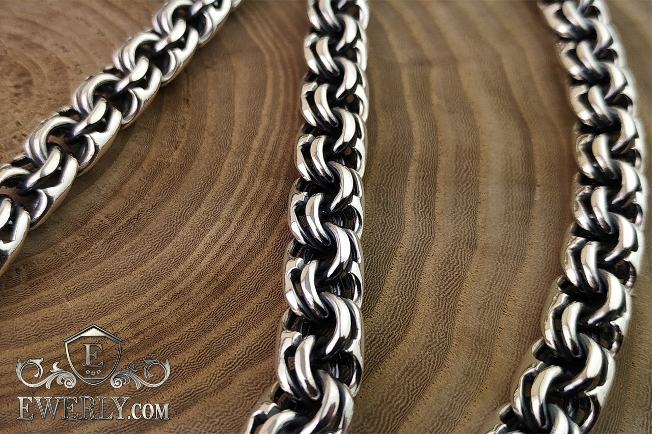 Плетение бисмарк — разновидности и фото золотых цепей